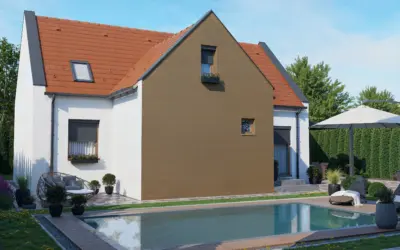 Balaton Holiday house Exterior Visualisation