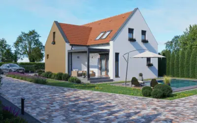 Balaton Holiday house Exterior Visualisation