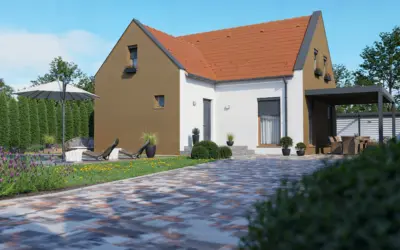 Balaton Holiday house Exterior Visualisation