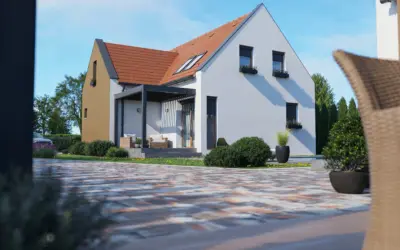 Balaton Holiday house Exterior Visualisation