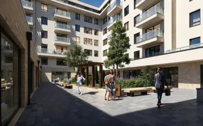 Exterior Apartment building Visualisation