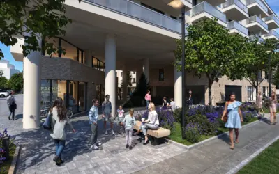 Exterior Apartment building Visualisation