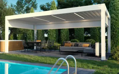 Garden pergola visualisation Exterior