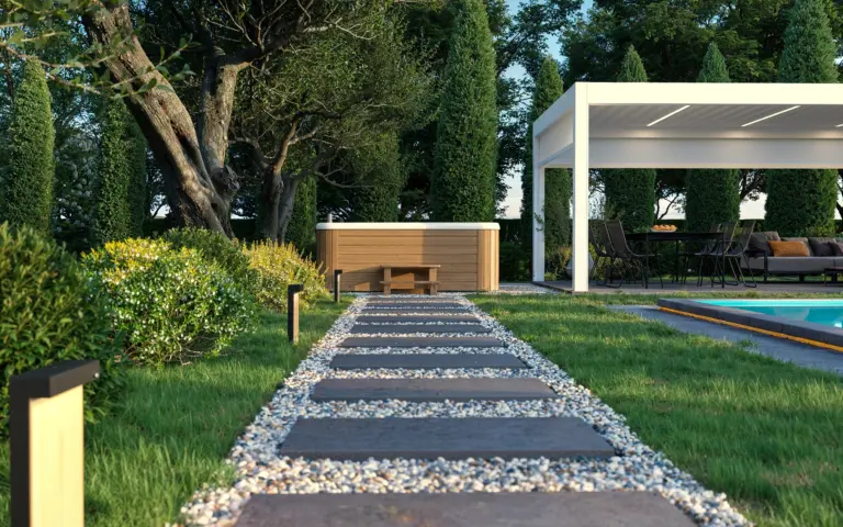 Árnyékoló – pergola termékvizualizáció