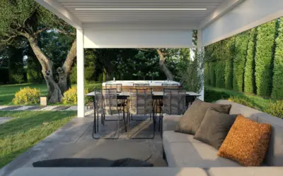 Garden pergola visualisation Exterior