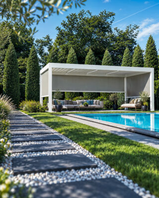 3DVisionDesign Garden pergola visualisation Exterior