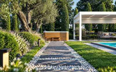3DVisionDesign Garden pergola visualisation Exterior