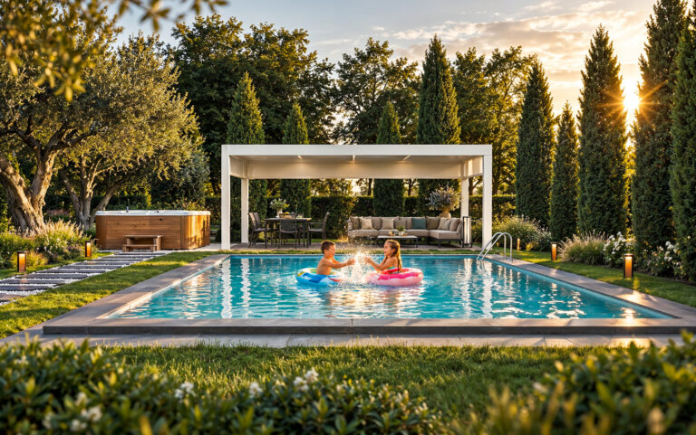 Árnyékoló – pergola termékvizualizáció