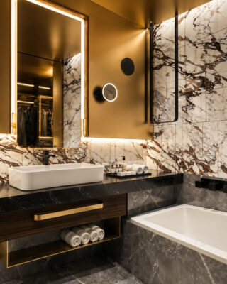3DVisionDesign Golden Hotel interior visualisation