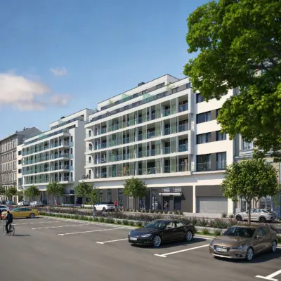 HUN4 Apartment house Exterior visualisation