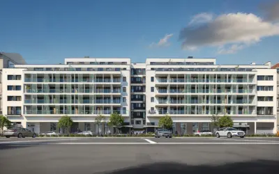 HUN4 Apartment house Exterior visualisation