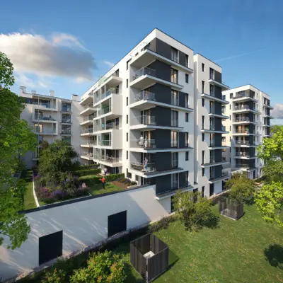 HUN4 Apartment house Exterior visualisation