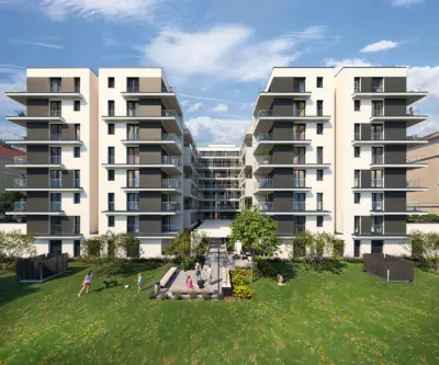 HUN4 Apartment house Exterior visualisation