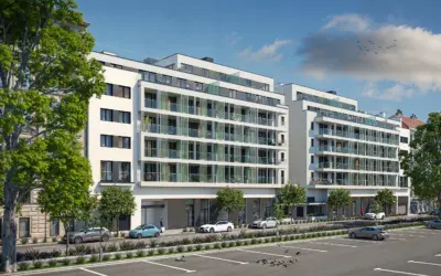 HUN4 Apartment house Exterior visualisation