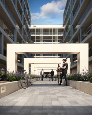 3DVisionDesign HUN4 Lakópark építészeti látványtervek ingatlanértékesítéshez High End