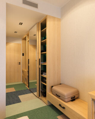 3DVisionDesign Hotelszoba vizualizáció