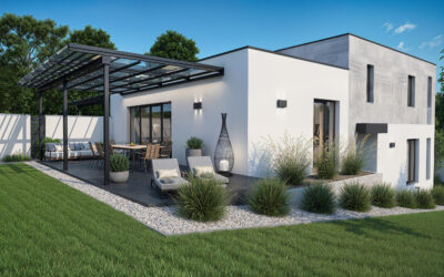 3DVisionDesign Ikerház homlokzati látványtervek