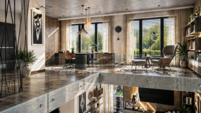 3DVisionDesign Interior living room design for sale