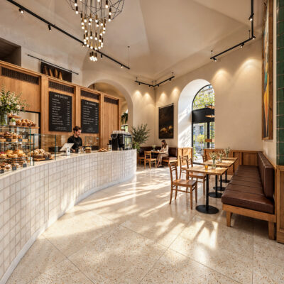 3DVisionDesign Le Pain Quotidien Andrassy coffe visualisation