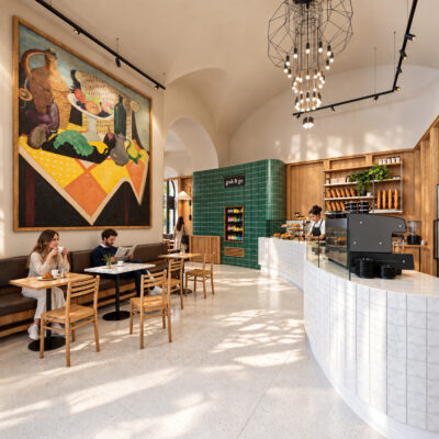 3DVisionDesign Le Pain Quotidien Andrassy coffe visualisation