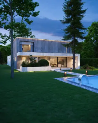 3DVisionDesign Modern Exterior visualization