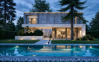 3DVisionDesign Modern Exterior visualization