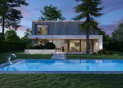 3DVisionDesign Modern Exterior visualization