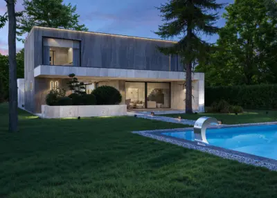 3DVisionDesign Modern Exterior visualization