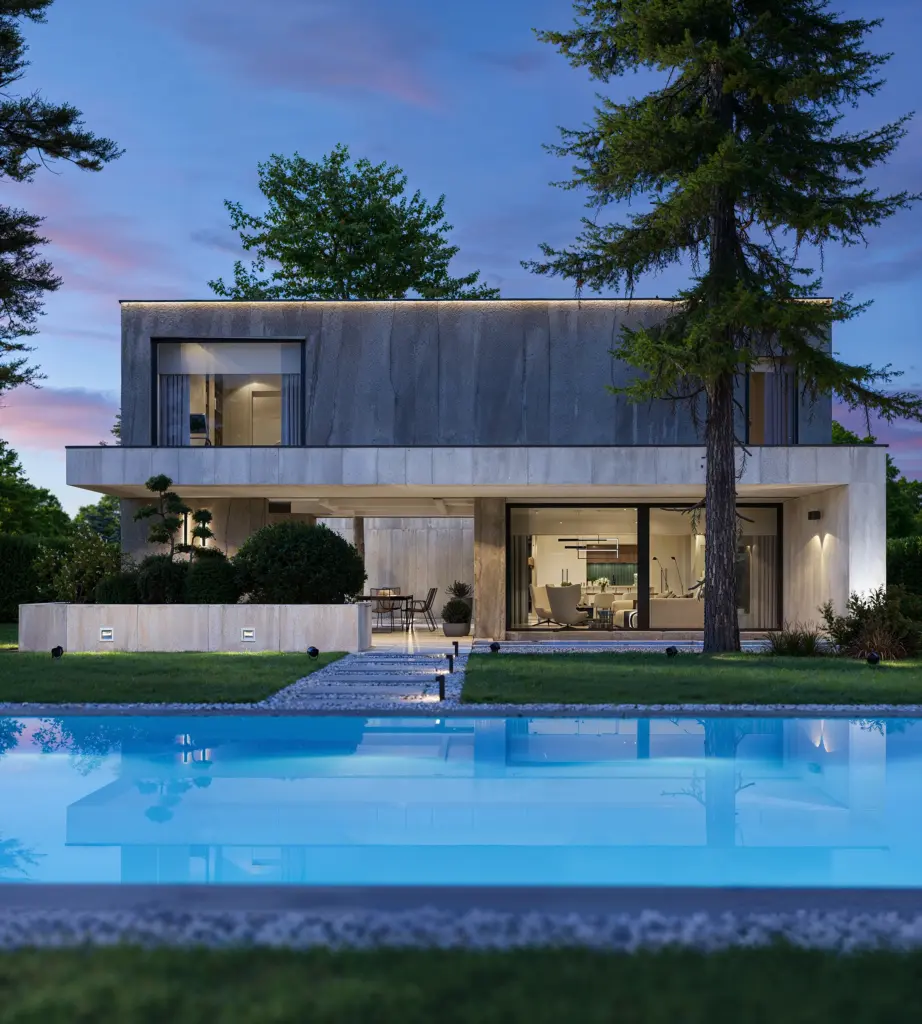 3DVisionDesign Modern Exterior visualization