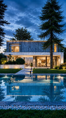 3DVisionDesign Modern Exterior visualization
