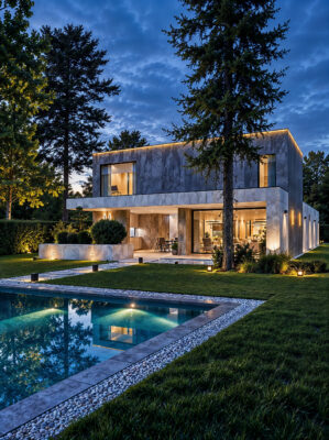 3DVisionDesign Modern Exterior visualization