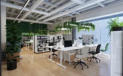 3DVisionDesign Office Building Interior visualization