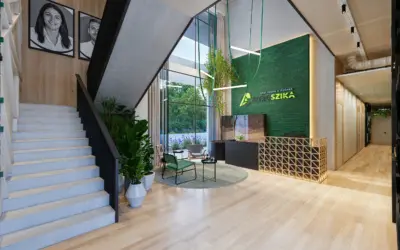 3DVisionDesign Office Building Interior visualization