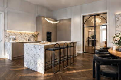 3DVisionDesign Prémium modern nappali konyha étkező látványterv