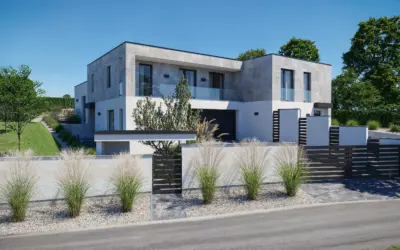 Semi-detached house Exterior Visualisation