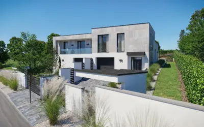 Semi-detached house Exterior Visualisation