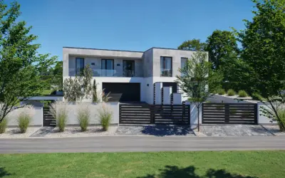 Semi-detached house Exterior Visualisation