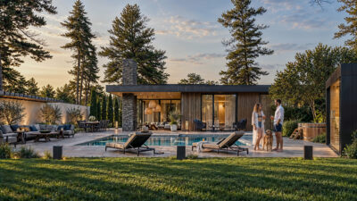 3DVisionDesign Siófoki Luxusvilla a Fenyvesek ölelésében