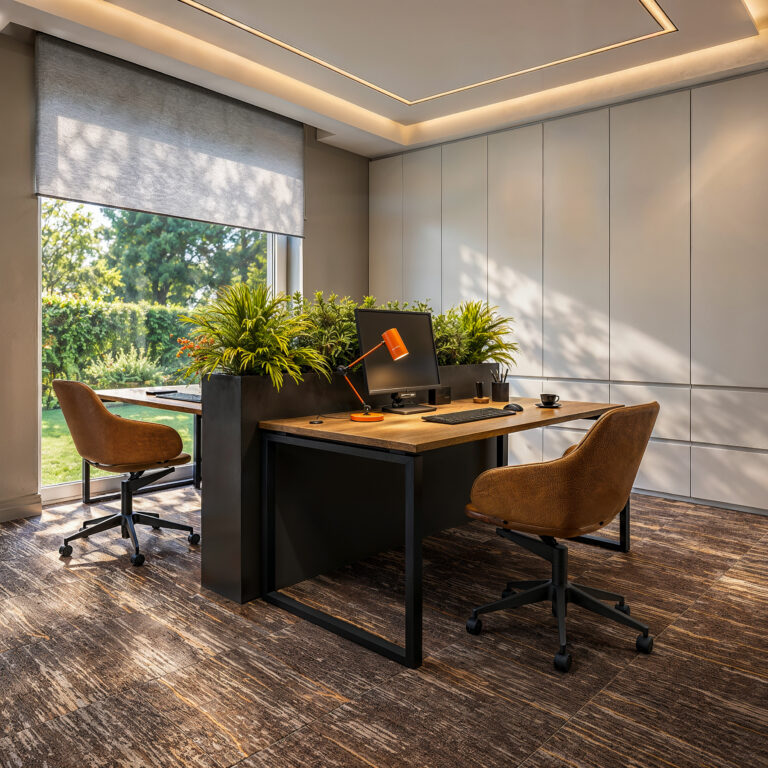 Green Focus – Prémium Home Office vizualizáció