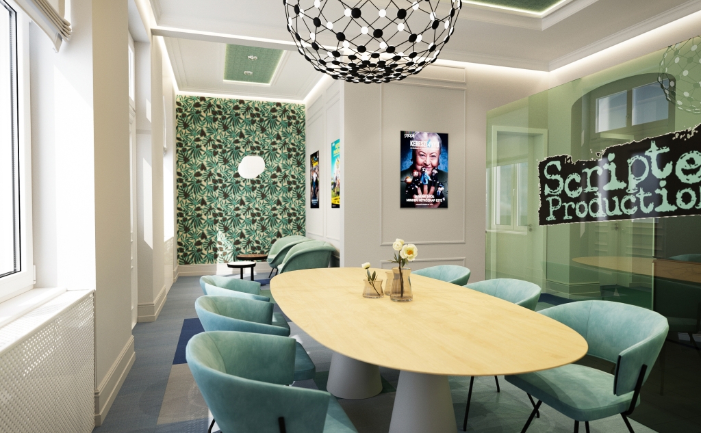 3DVisionDesign Modern iroda belsőépítészeti látványtervek