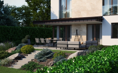 3DVisionDesign terasz 3d látványterv készítés ingatlanértékesítéshez