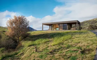 Minimalistic Sauna Exterior Visualisation